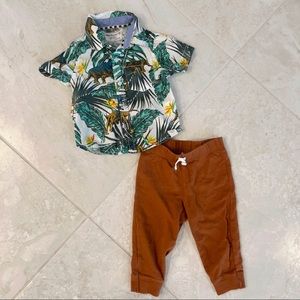 outfit baby boy 12 months pants shirt